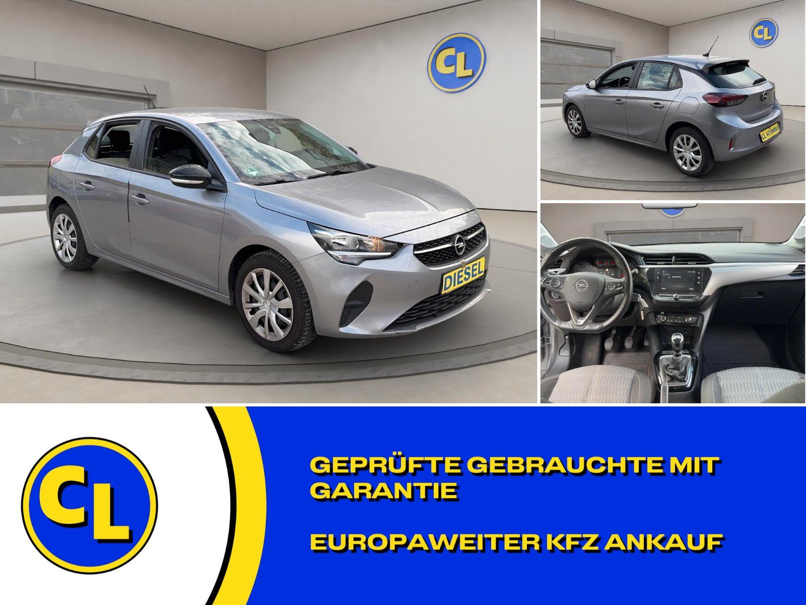 OPEL CORSA F DIESEL MODELL 2022 TÜV UND AU NEU BIS 9 / 2028