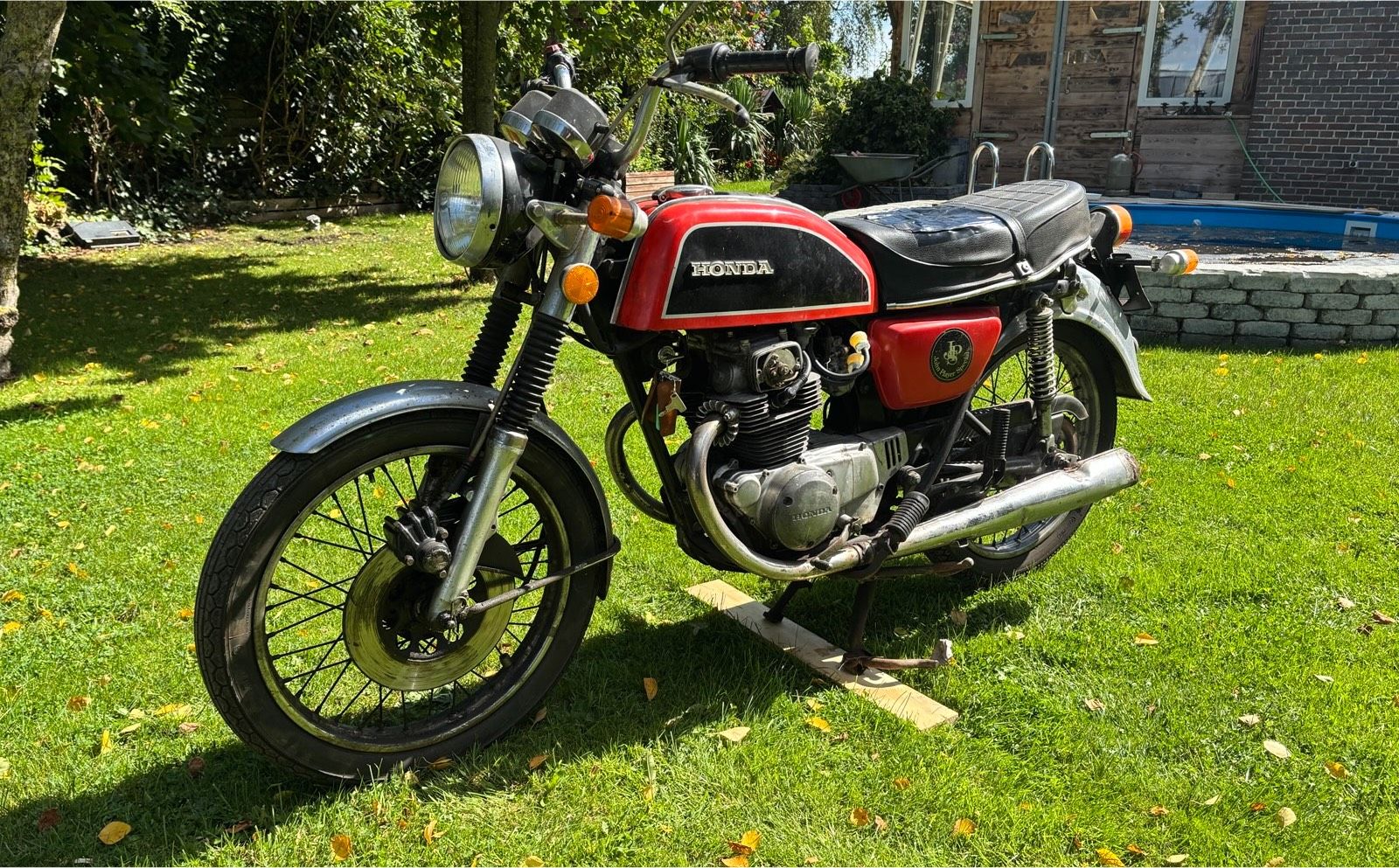 Honda cb 200 Motor lauft