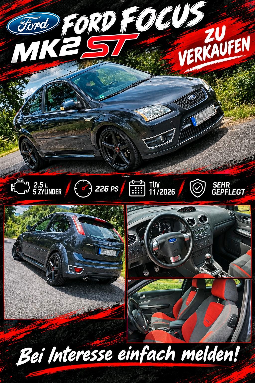 Ford Focus MK2 ST 2,5L 5-Zylinder