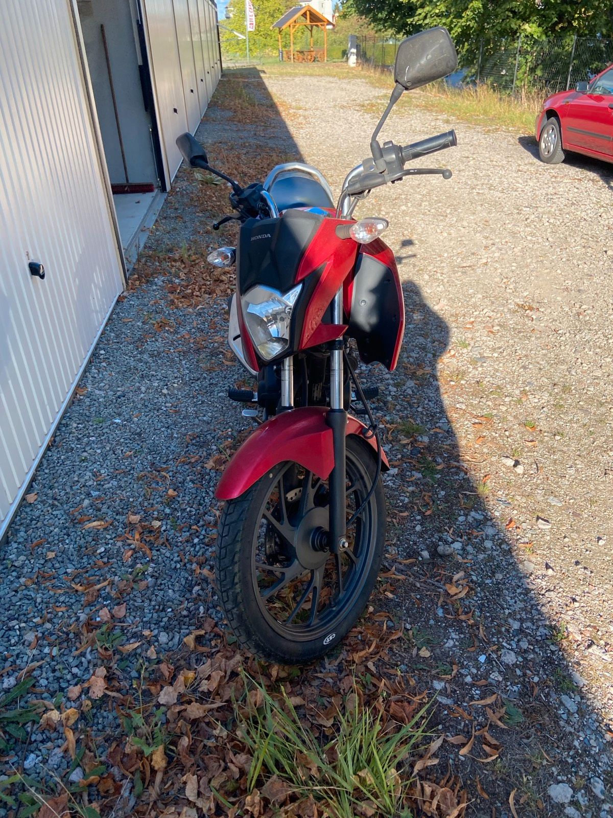 Honda Motorrad in Rot