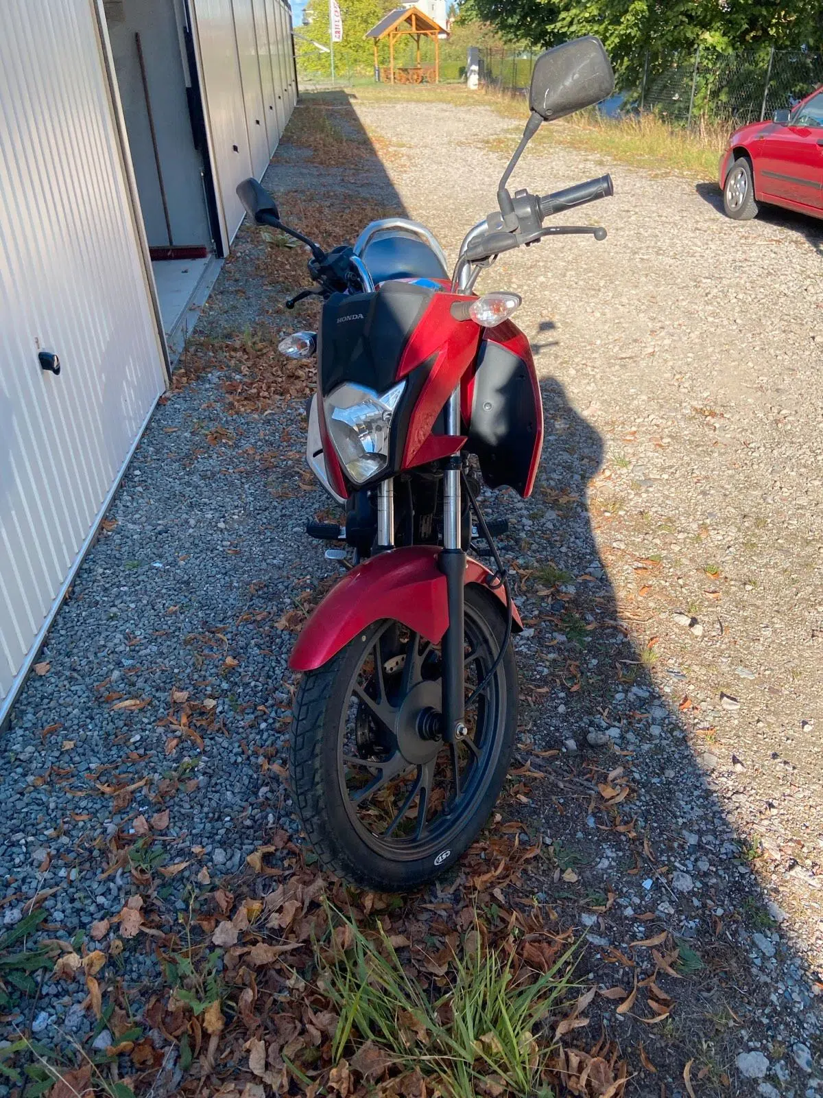 Honda Motorrad in Rot